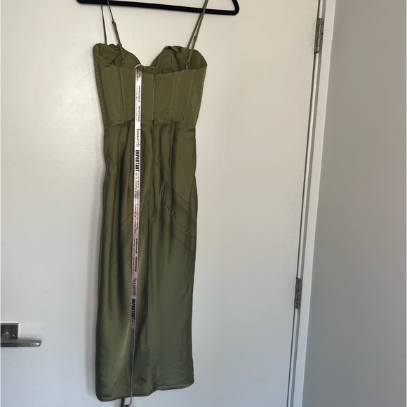House of CB Myrna olive green corset midi dress size XS! - Picture 6 of 13